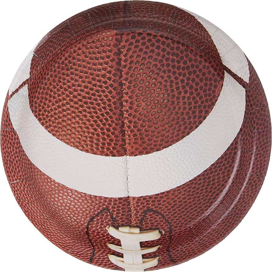 Foot ball dinner plates