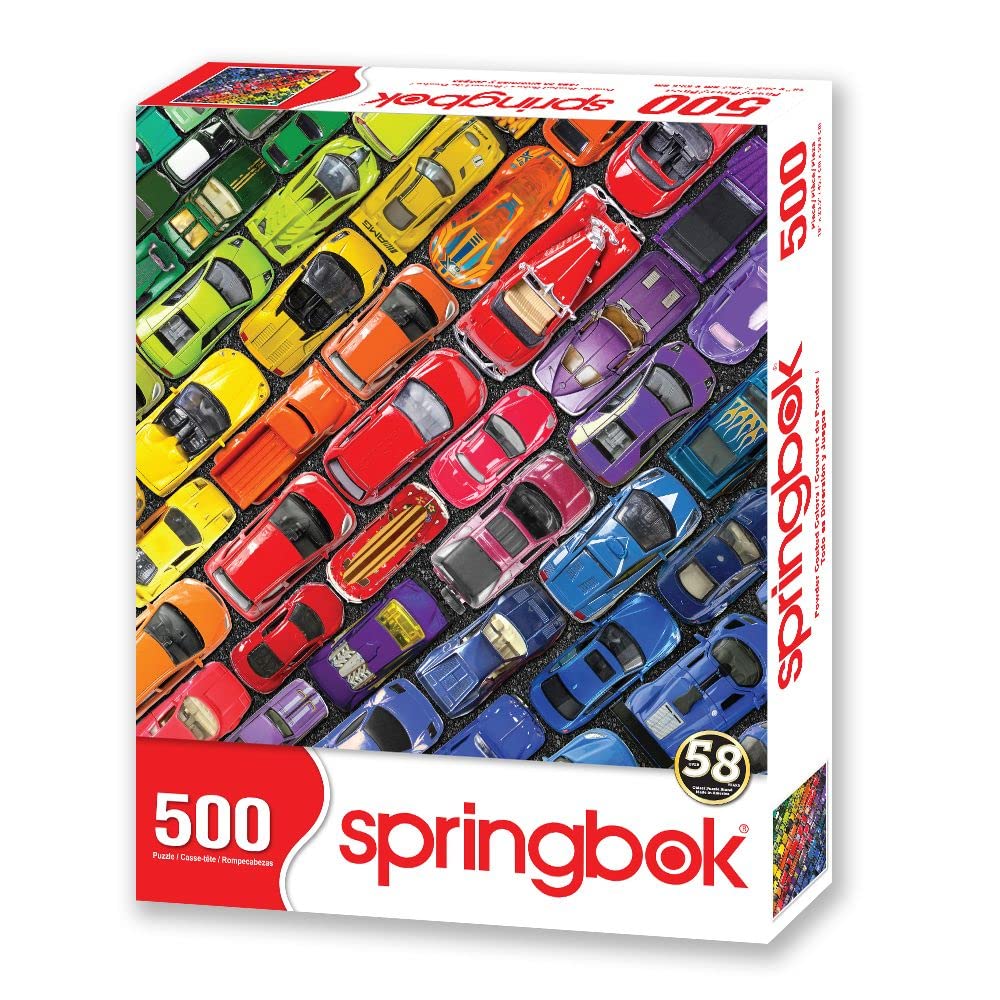 Springbok's 500 Piece Jigsaw Puzzle Powder Coated Colors