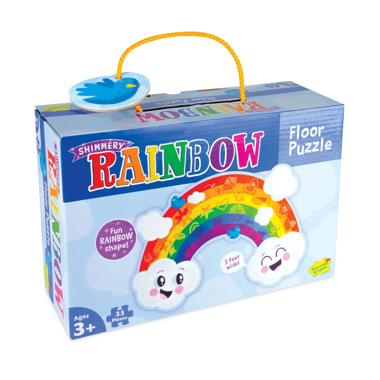 Rainbow floor puzzle