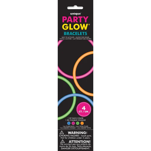 Party glow bracelets