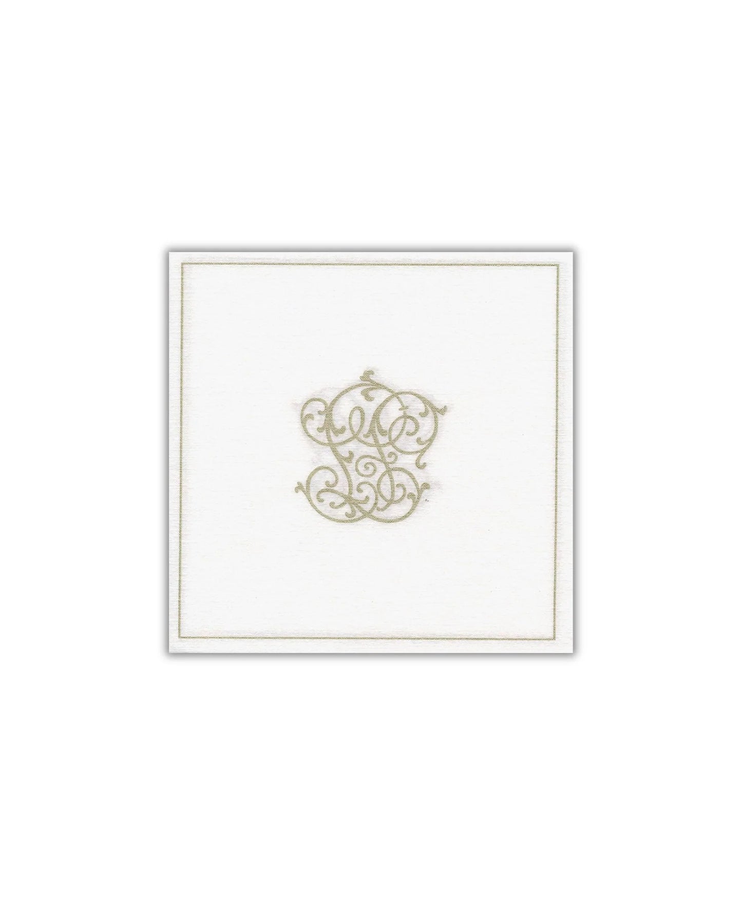 Paviot Chiffres Cocktail Napkin