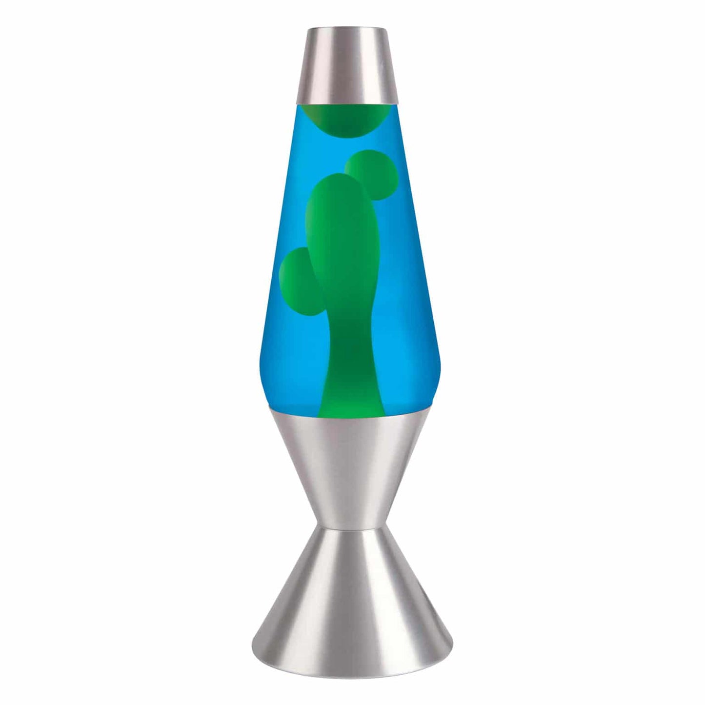 Silver lava lamp