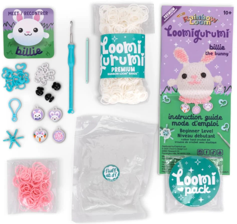 Loomigurumi Kit Bunny - rainbow loom