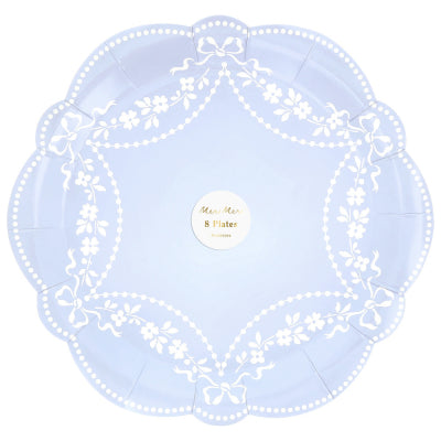 ROCOCO BLUE DINNER PLATES|MERI MERI