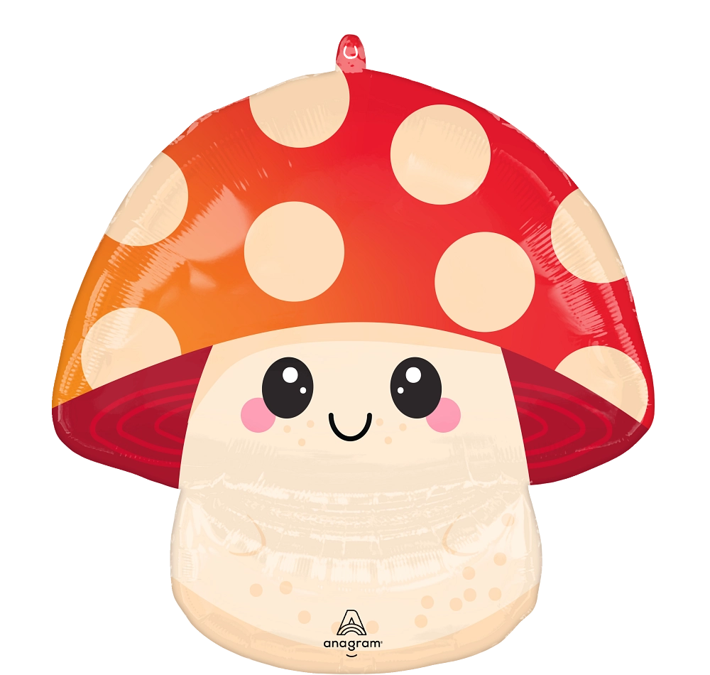 Anagram Supershape Mushroom Foil Balloon