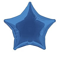 Royal Blue Star Foil Balloon