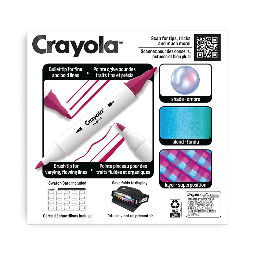Crayola - 20 Alcohol Markers