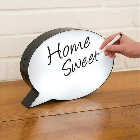 Speech Bubble Light Box