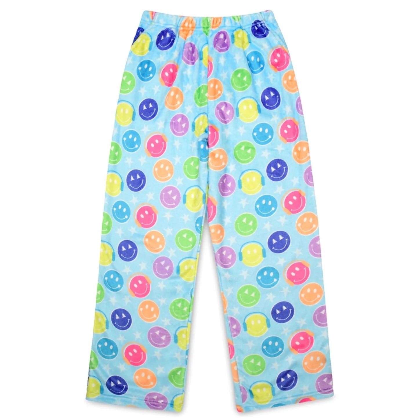 Happy Face Holiday Fuzzy Pants