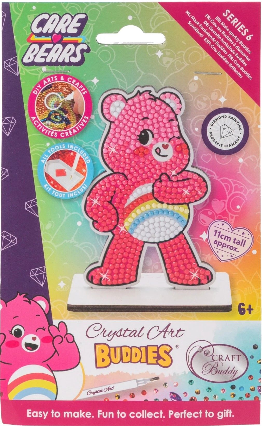 Crystal Art Buddies, Care Bears, Cheer Bear