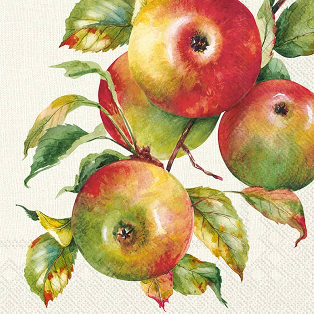 IHR Home Grown Apples Cream Napkins