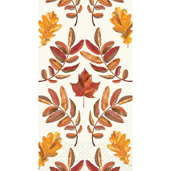 Guest napkins - Falling Leaves Tile