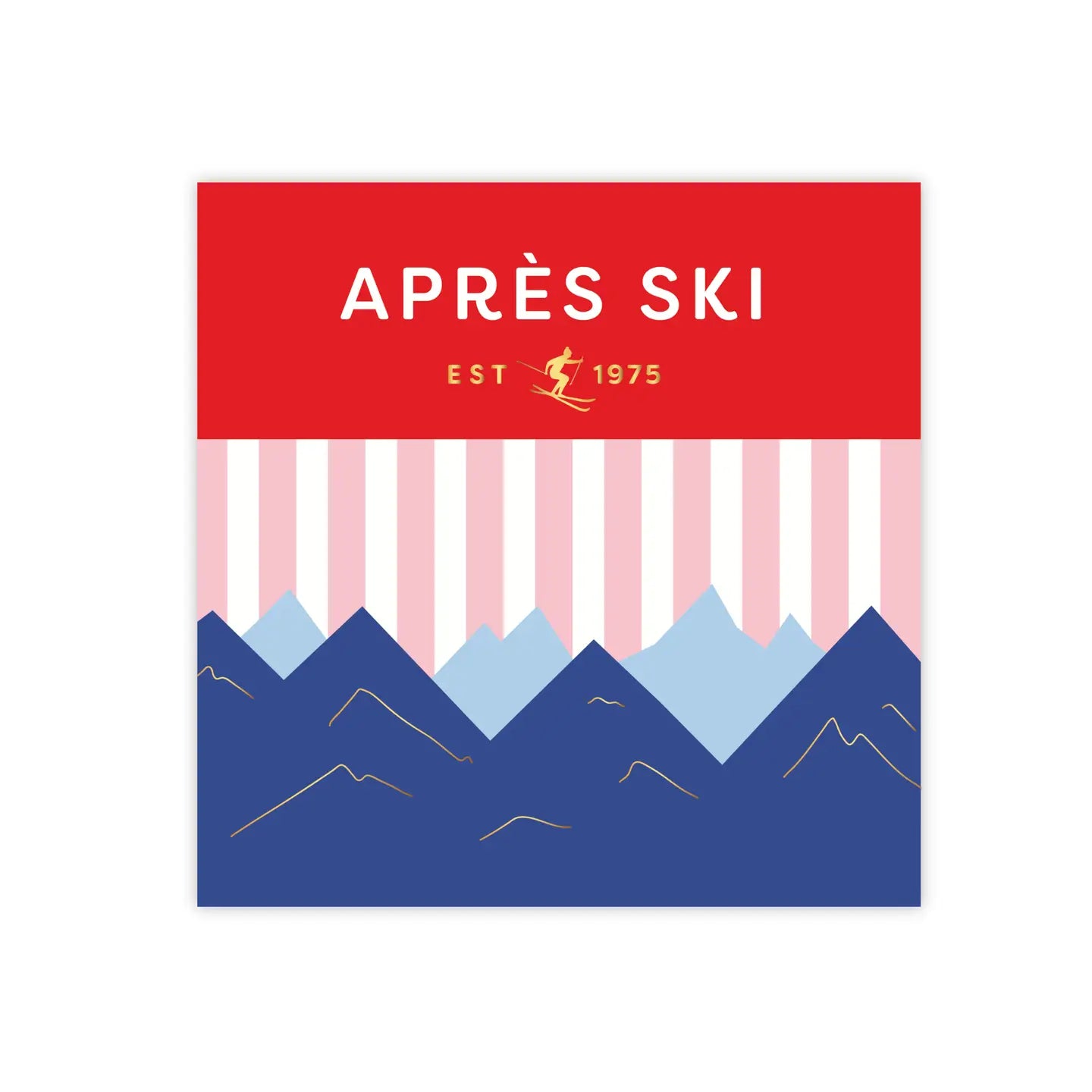 Après Ski Dinner Napkin
