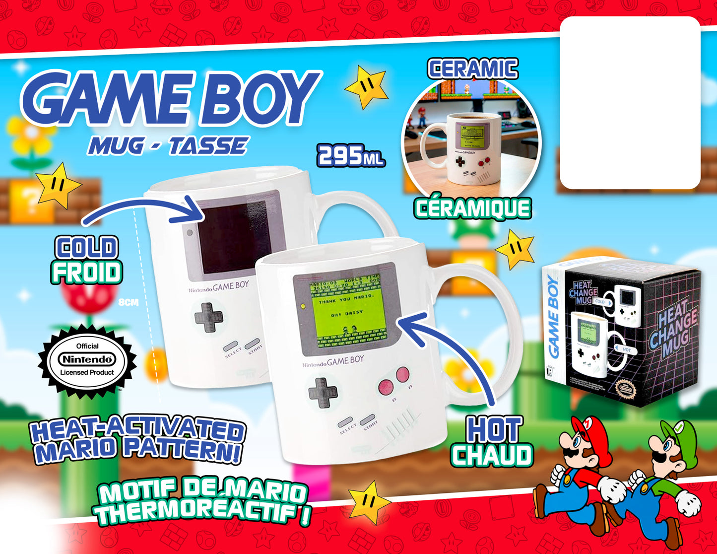 Mario Bro’s Game Boy mug
