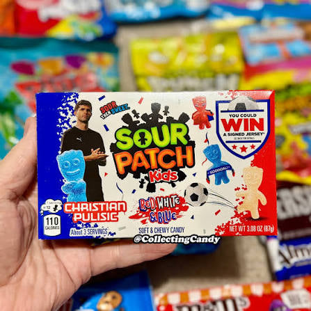 Sour patch red white and blue