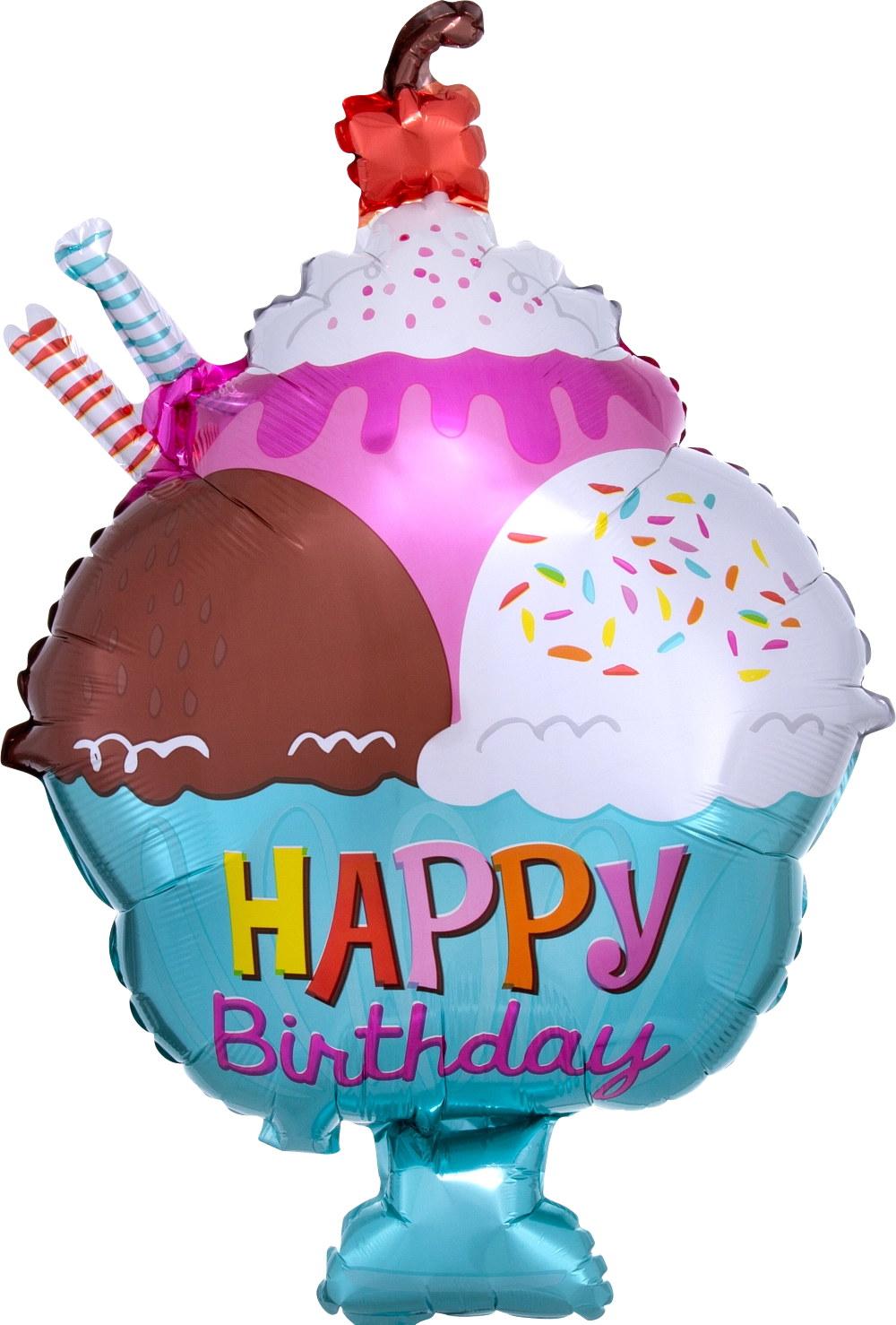 Ice Cream Sunday SuperShape Balloon