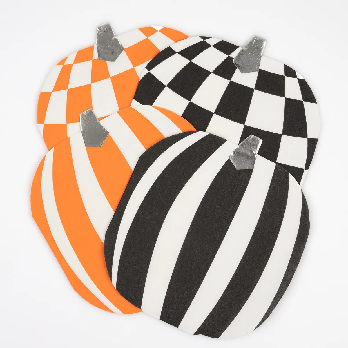 Mod Pattern Pumpkin Napkin
