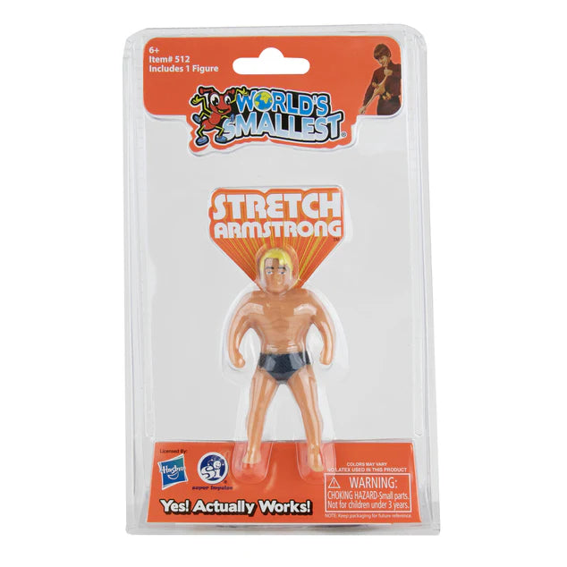 World’s smallest stretch Armstrong