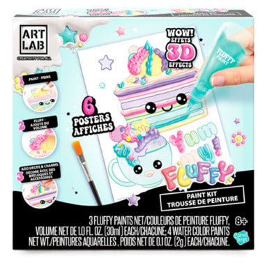 Art Lab Fluffy Paint Poster Kit