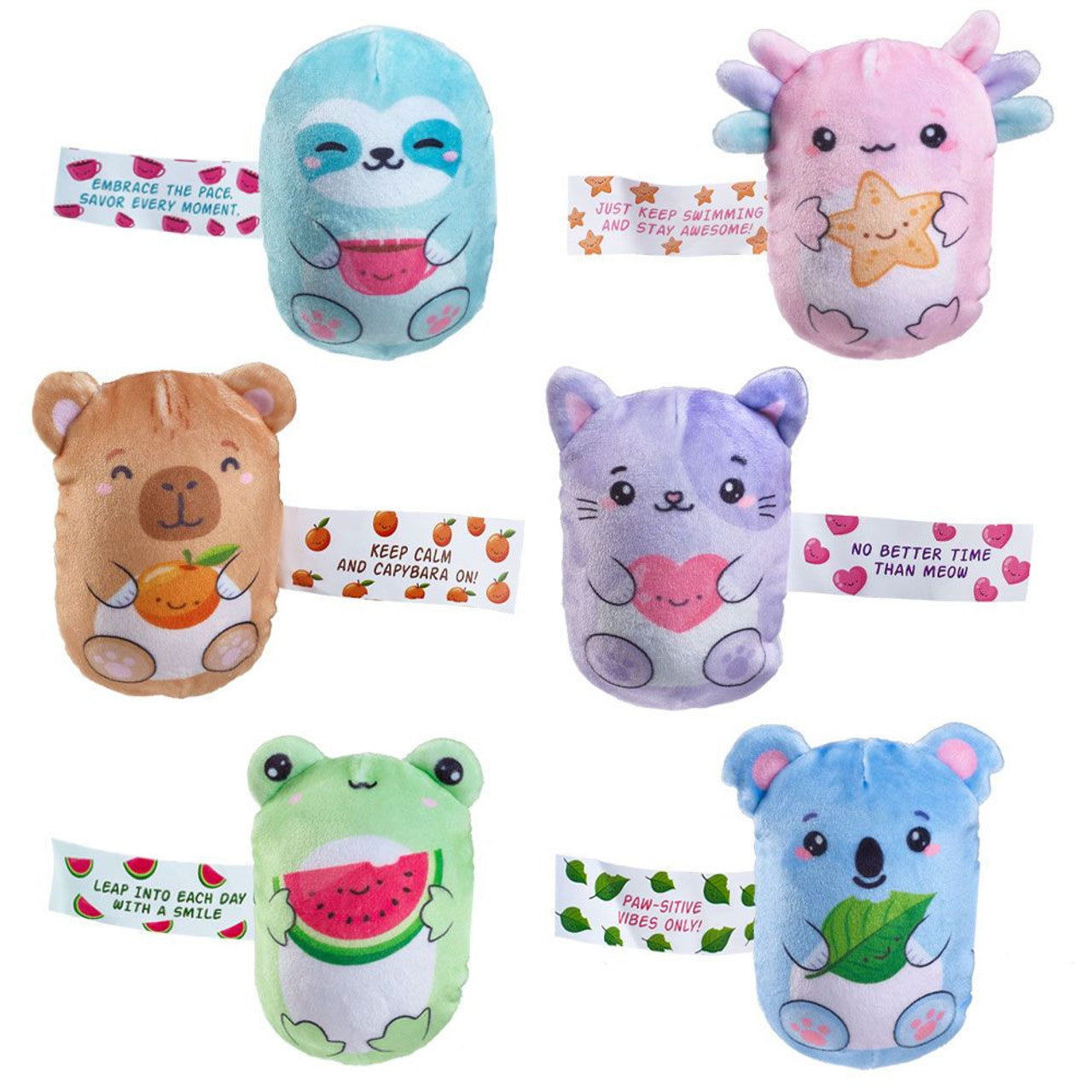 Bubble stuffed squishy emotional support friends
