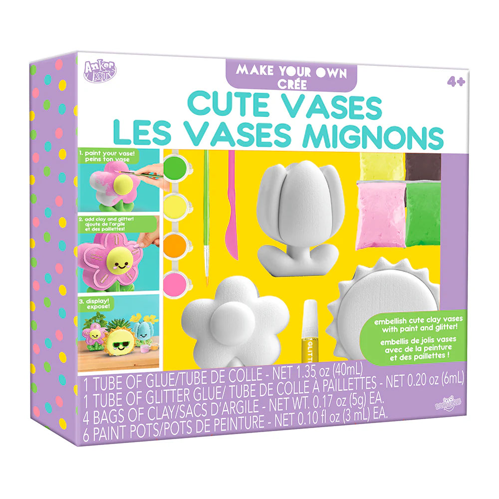 Cute vases - paint your own cute vases