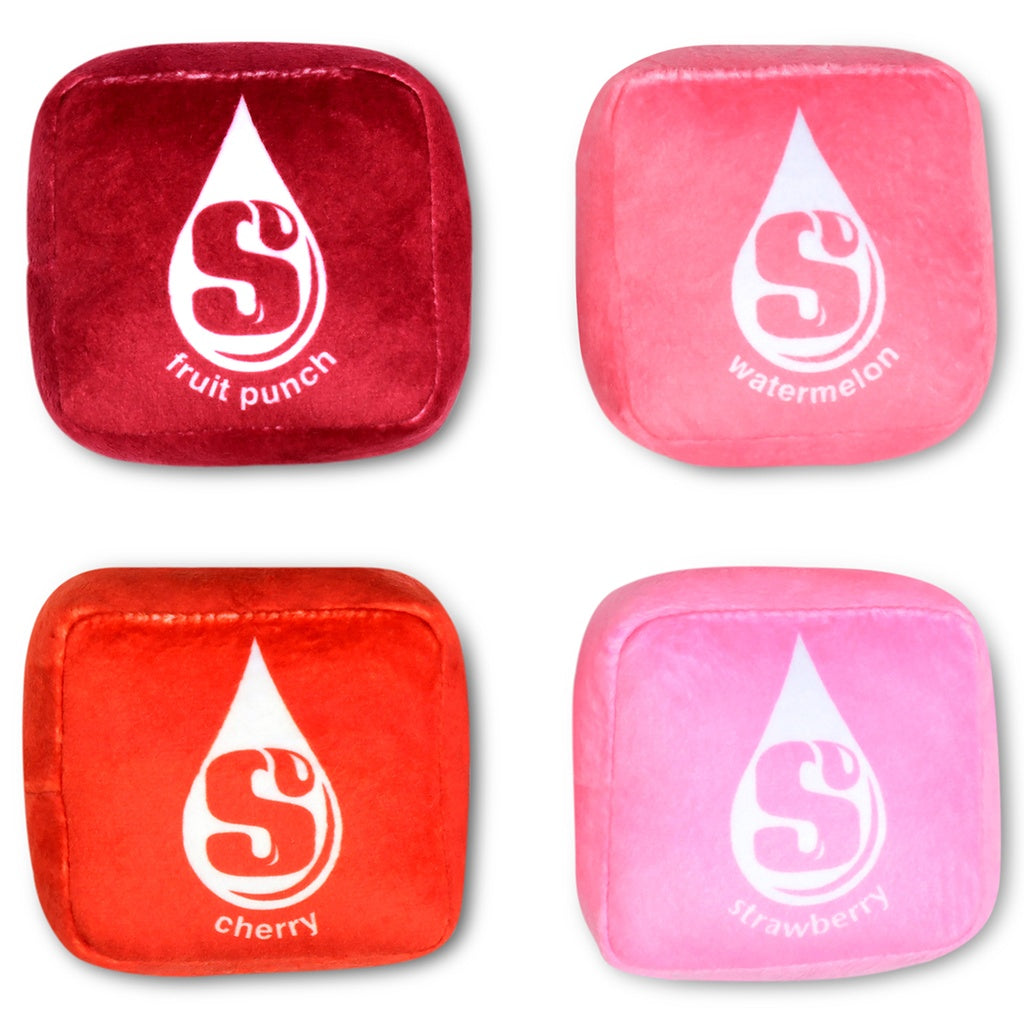 Starburst Fave Reds Packaging Fleece Plush by Iscream
