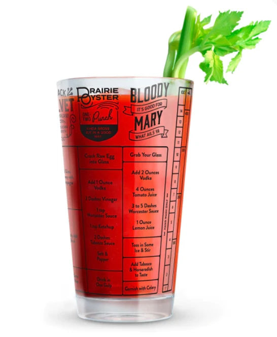 Good Measure Hangover Recipe Glass