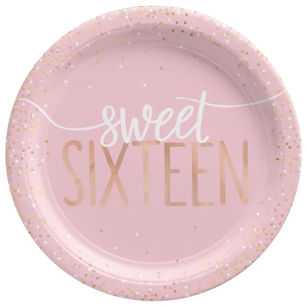 Sweet 16 Dessert Plates