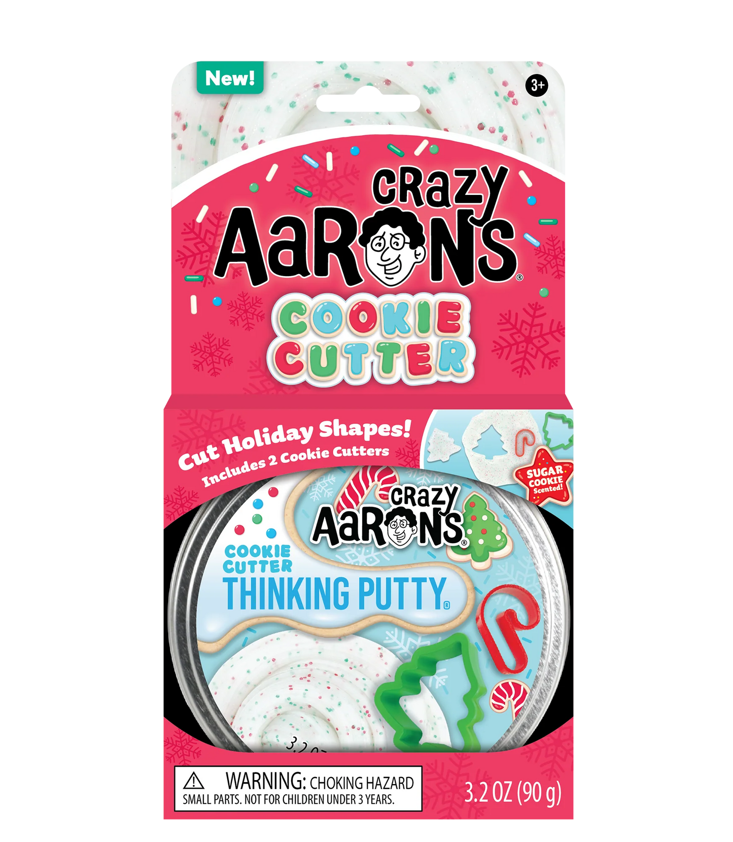 Crazy Aaron’s Thinking Putty - Cookie Cutter Holiday Edition
