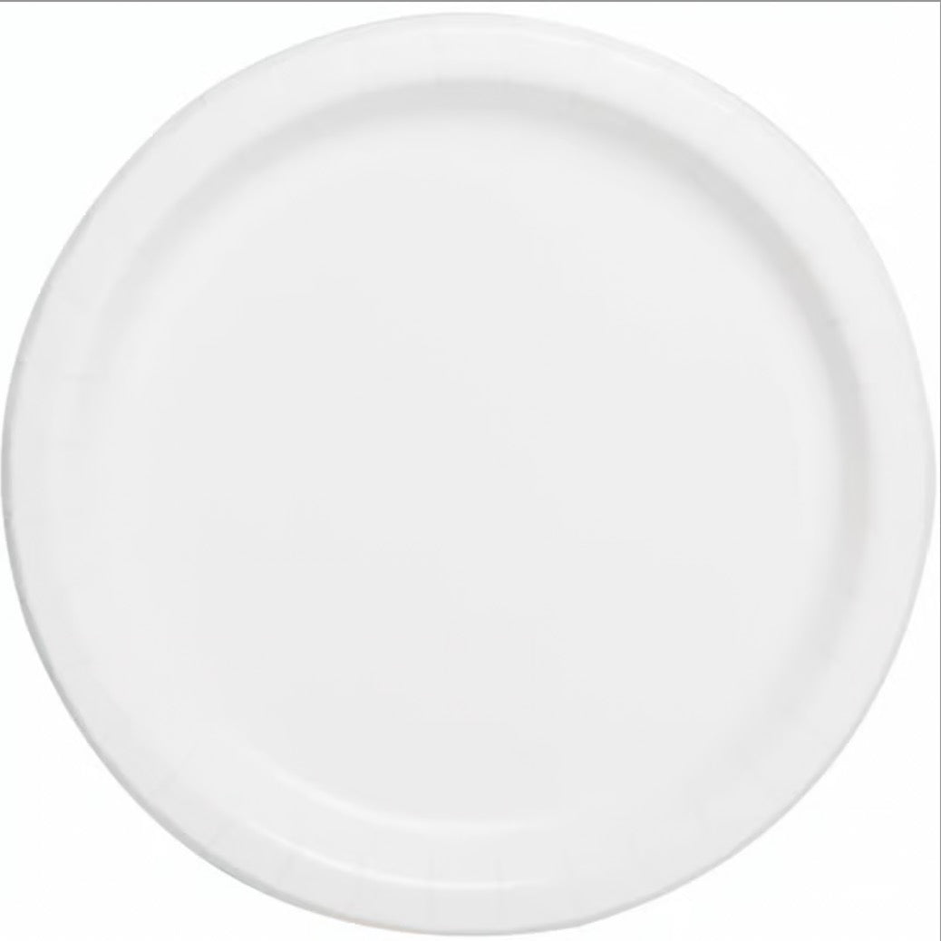 White Dessert Plate 6.75in