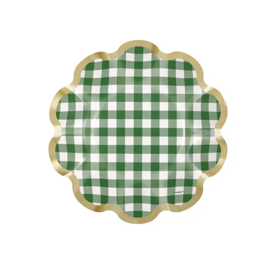 Garden Party Plaid Plate