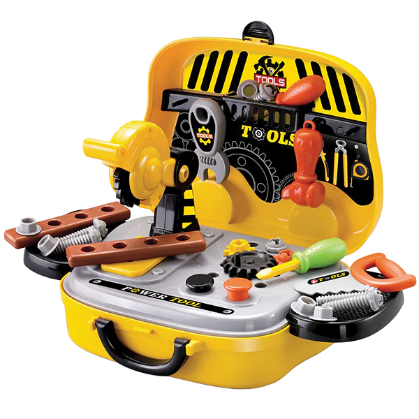 TOOL SET PLAYSET WITH CARRYING CASE