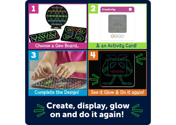 STEM Explorers™ Geo-Glow Art