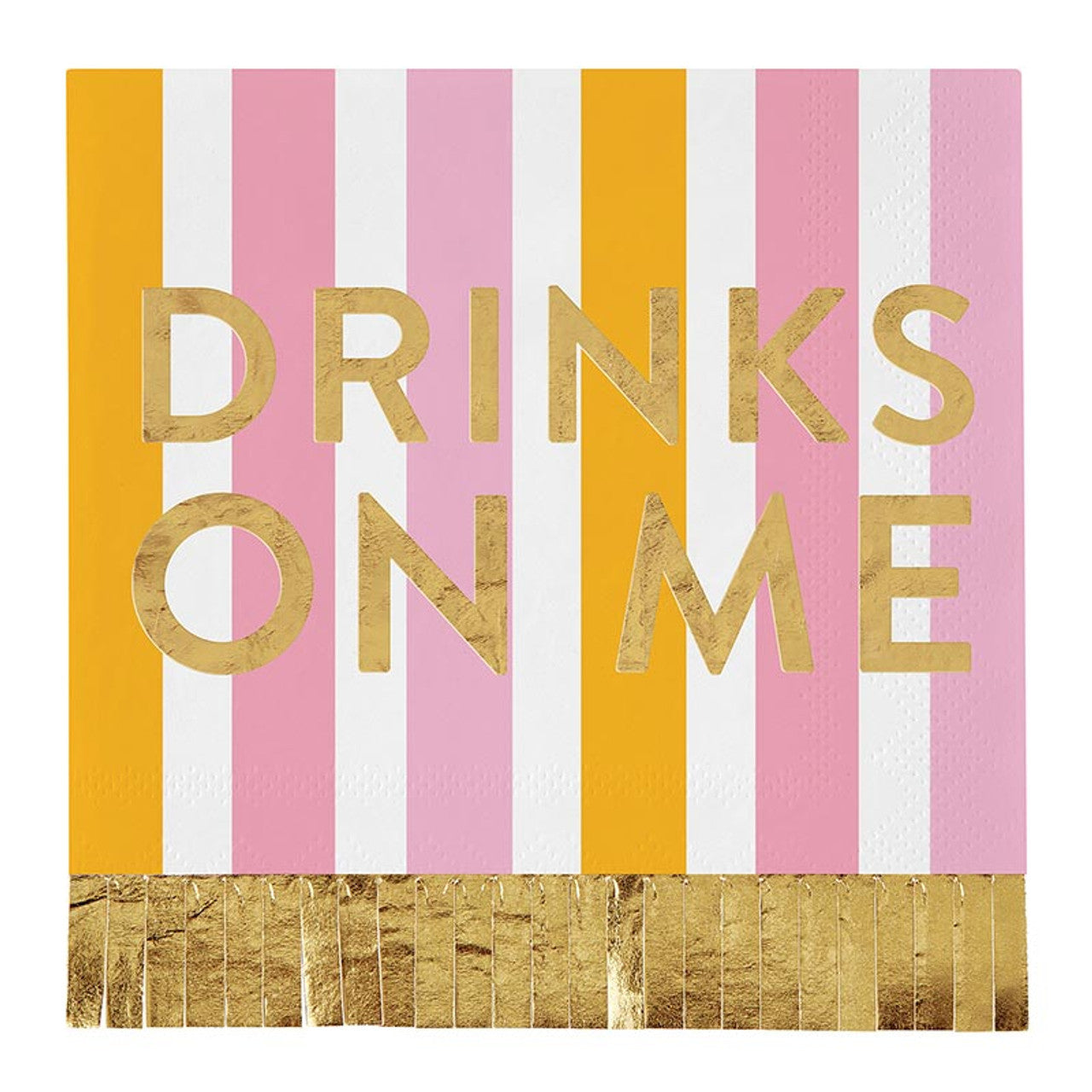 Drinks On Me Cocktail Napkin