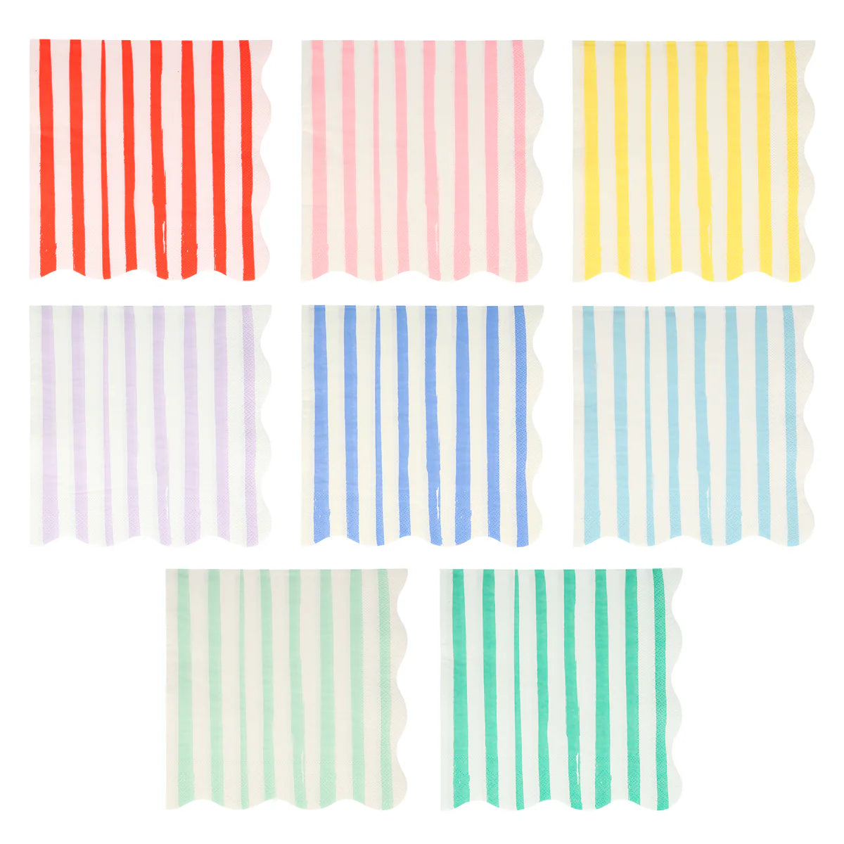 Mixed Stripe Lunch Napkin