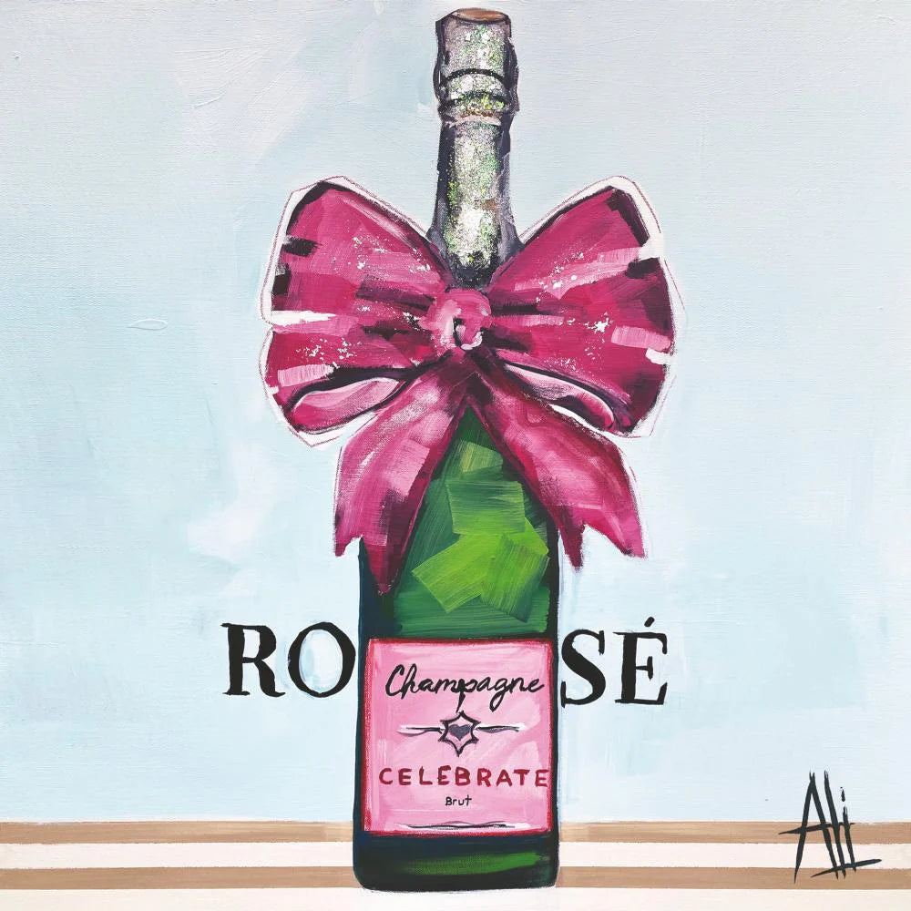 Cadeau Rose Cocktail Napkin