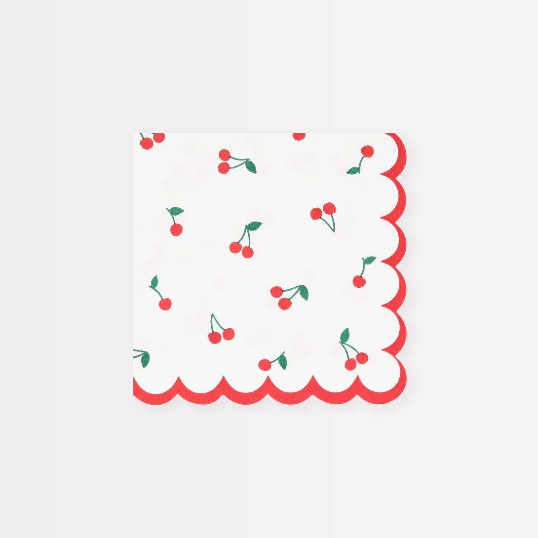 Cherry Pattern Lunch Napkin