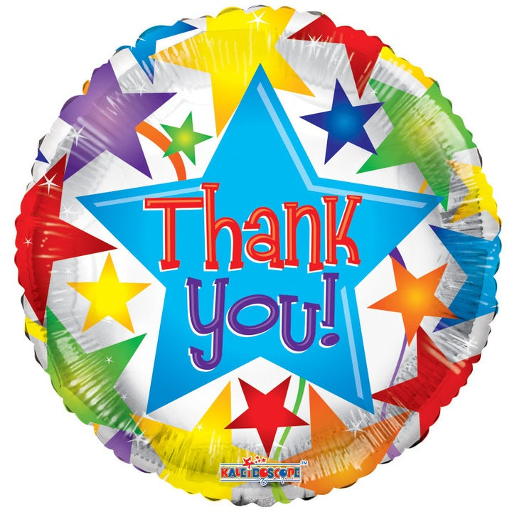 Thank You Stars Foil Balloon 18in