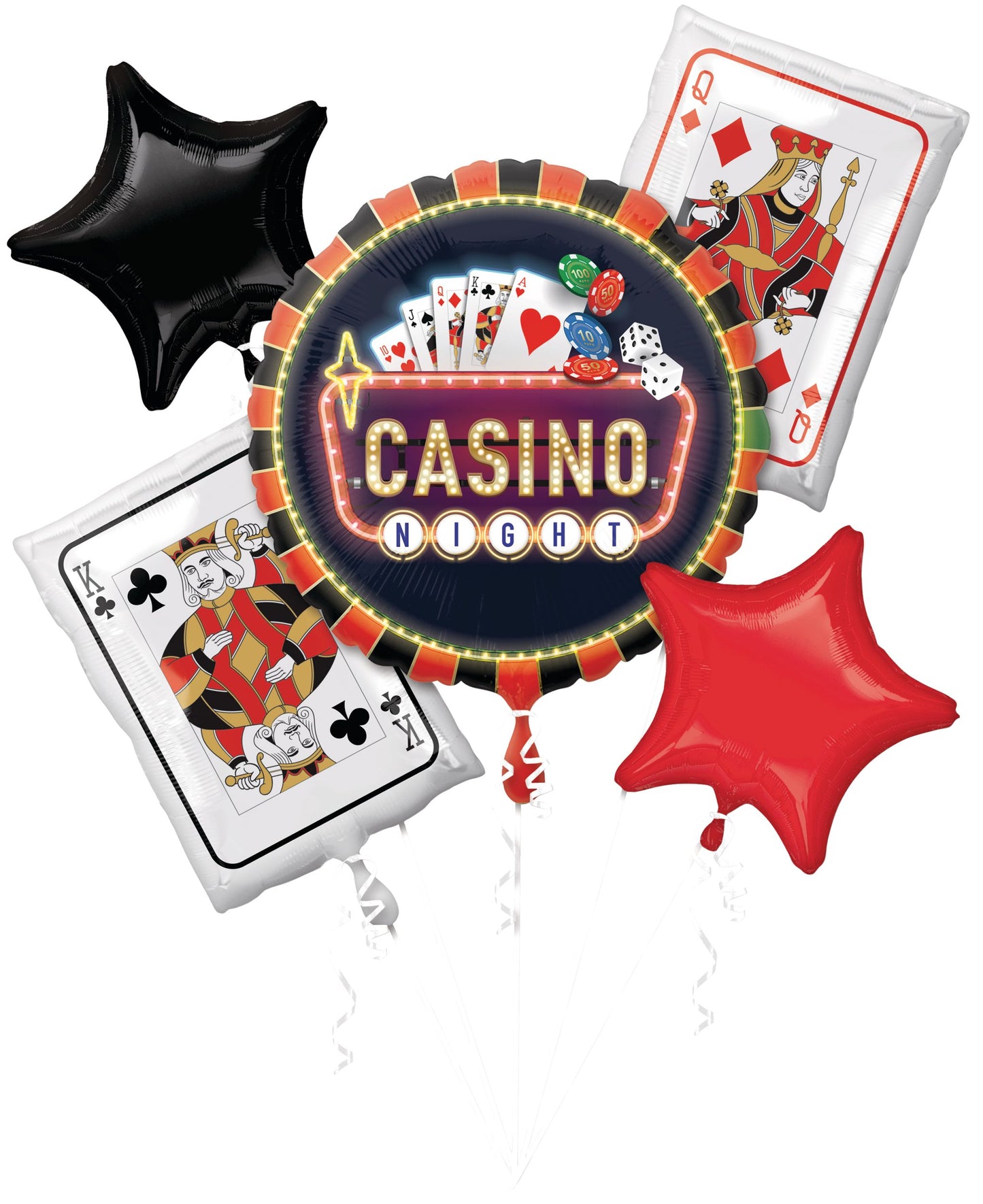 Casino Night Balloon Bouquet