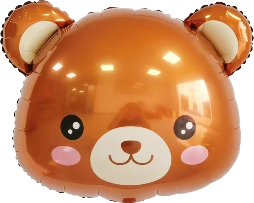 Bear Head Foil Balloon