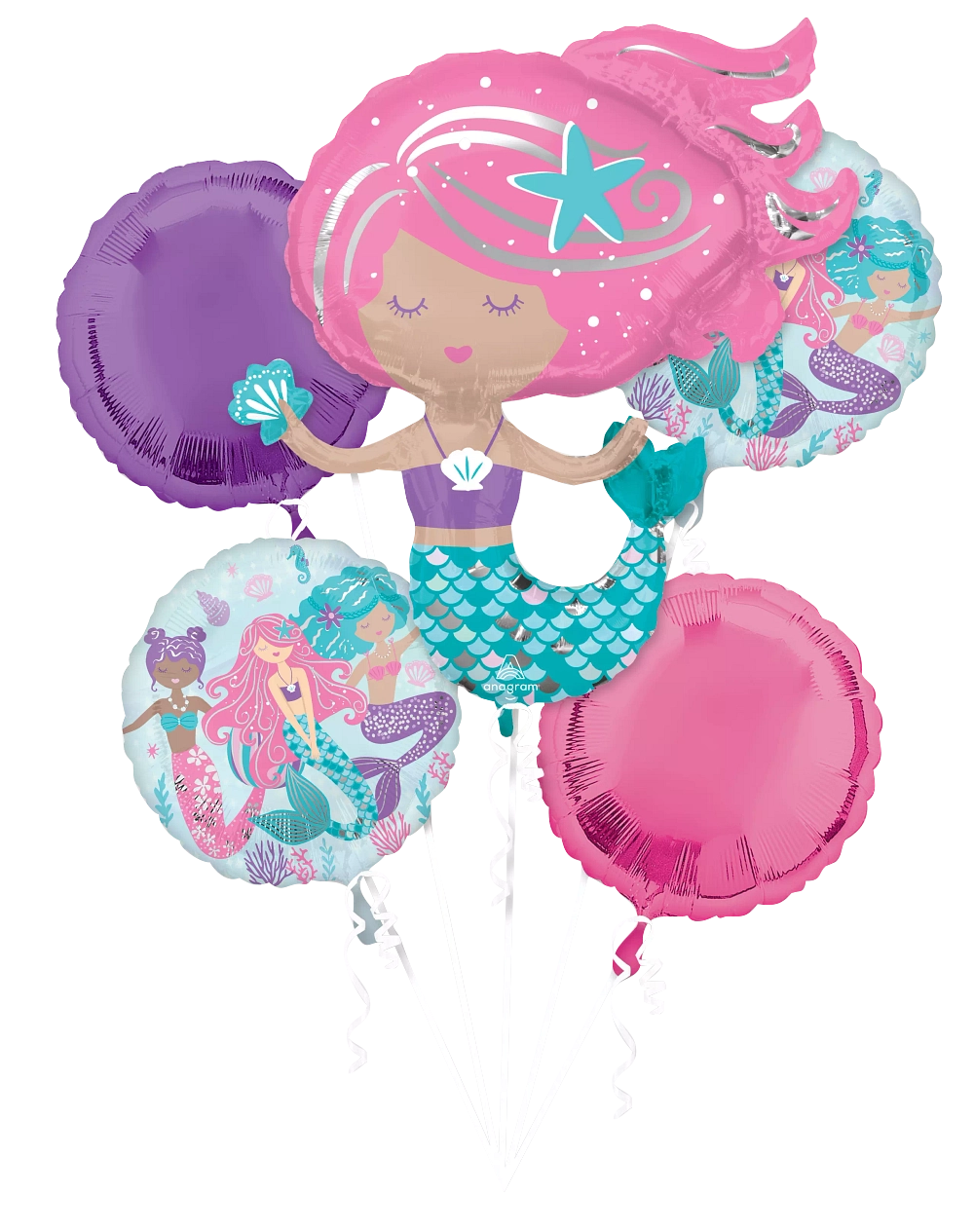 Shimmering Mermaid Balloon Bouquet
