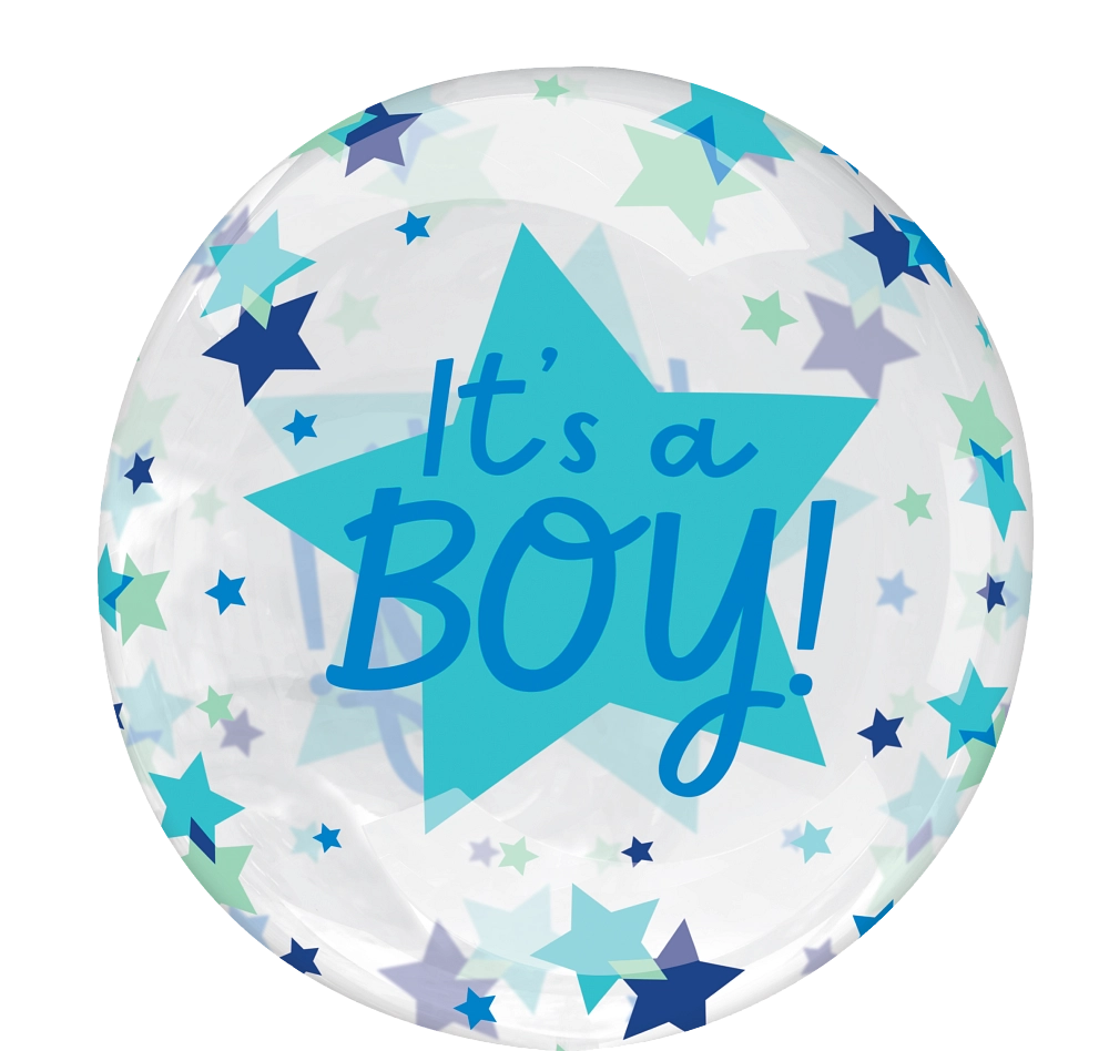 It’s A Boy Stars Orbz Balloon