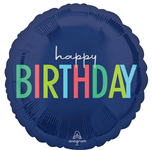 Modern Birthday Foil Balloon