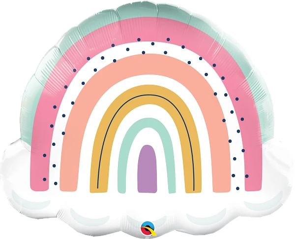 Boho Rainbow SuperShape Balloon