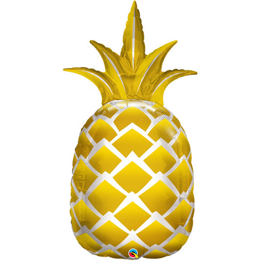 Golden Pineapple SuperShape Balloon