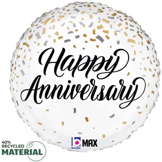 Happy Anniversary Foil Balloon