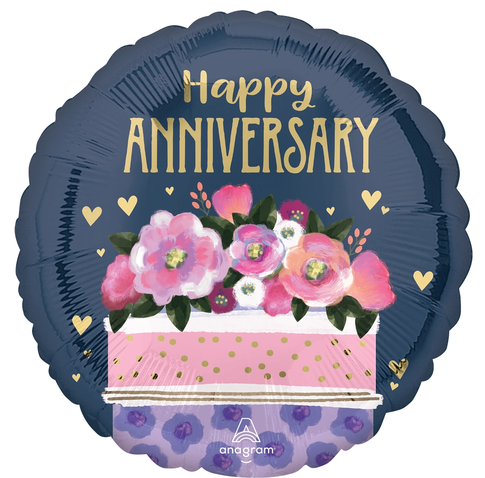 Anniversary Cake Foil Balloon