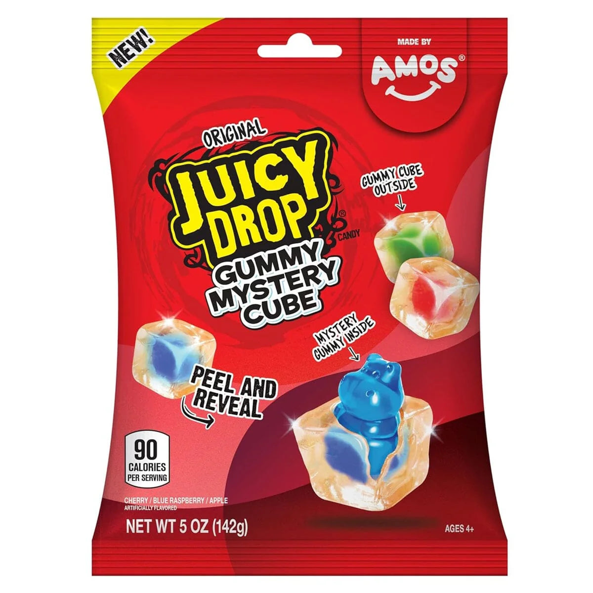 Juicy Drop Gummy Mystery Cube Original 5oz Peg Bag
