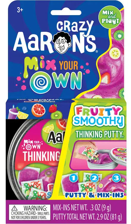 Crazy Aaron's : Mix Your Own Thinking Putty - Fruity Smoothy - Mix It