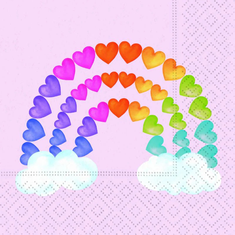 OVER THE RAINBOW NAPKIN- BEVERAGE